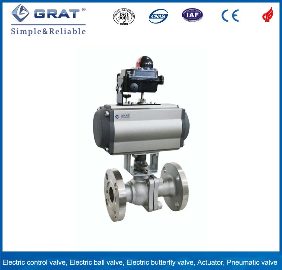 Pneumatic Control Metal-Seal Half Bore Wafer Ball Valve Bn2302 with Ce