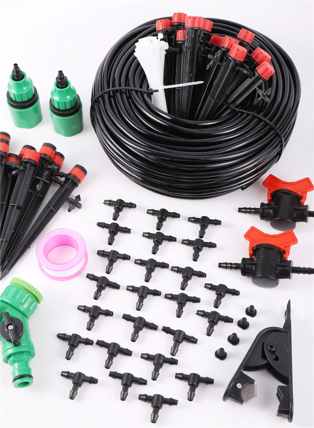 Adjustable Garden Watering System 10 15 20 25m Self Automatic Drip Irrigation Kit for Farms