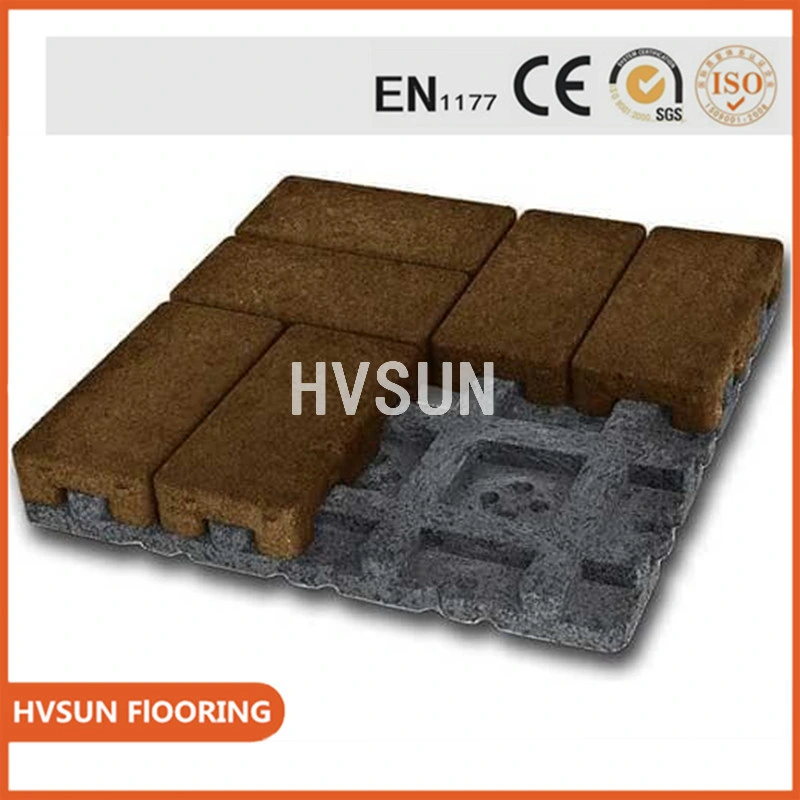 Commercial Use Event Newest Design Grass Mat Rubber Flooring Tiles