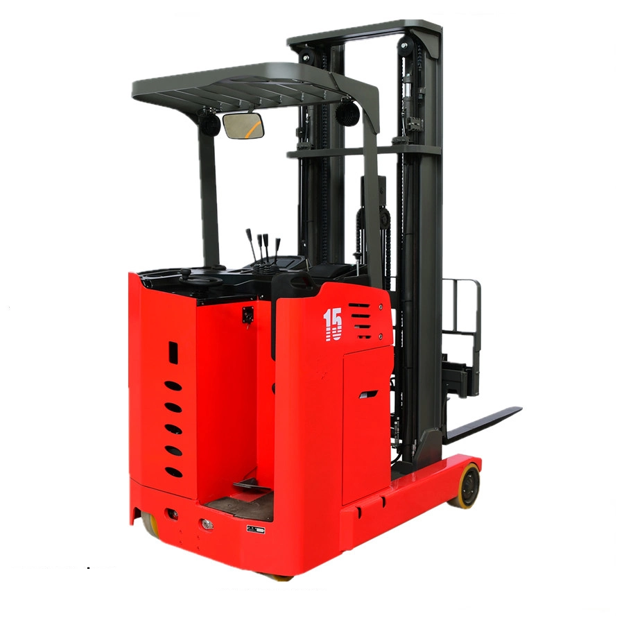 Drive in Rack 2 Ton Reach Warehouse Forklift Battery Electric Reach Truck Price