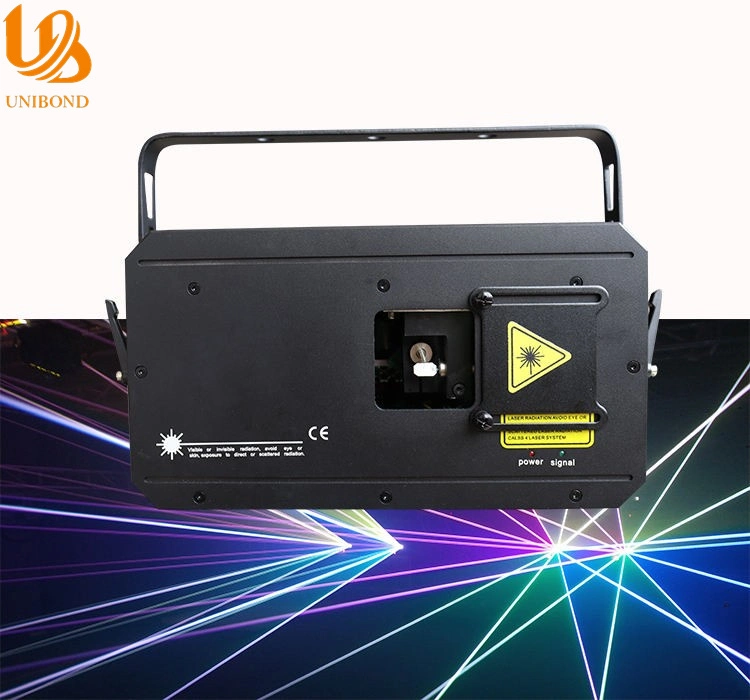 Professional 1W RGB Full Color LED Stage Animation DJ Bar Laser Projector Laser Light for Disco laser Luces