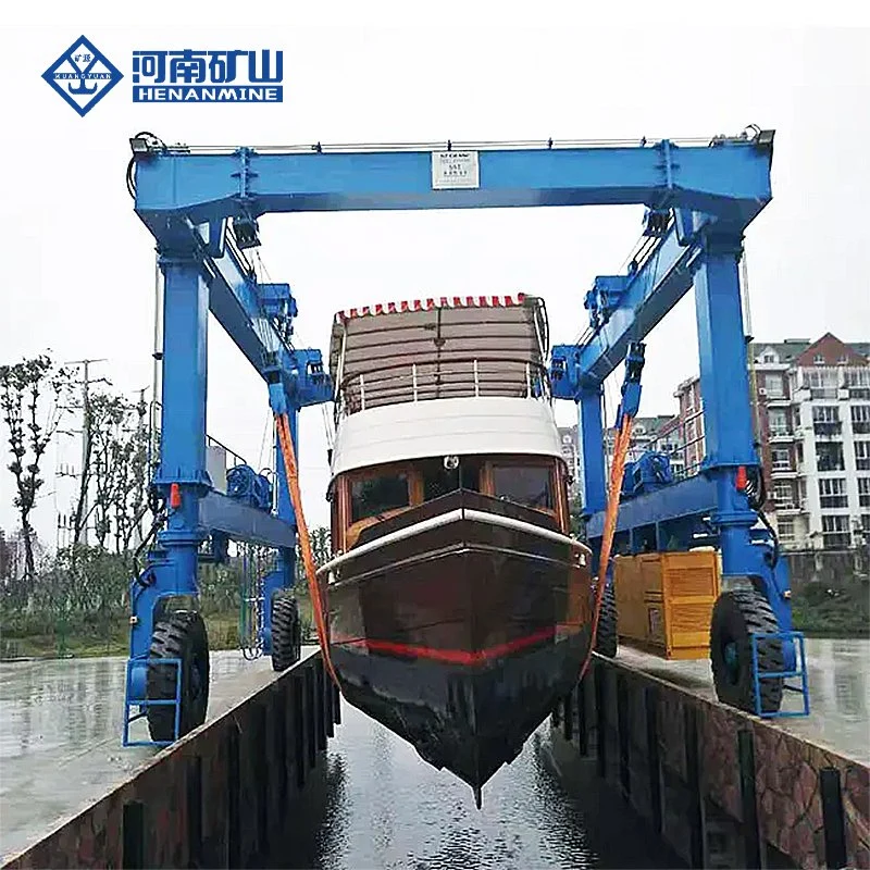 50 Ton - 300 Ton Boat Hoist Marine Travel Lift Gantry Crane