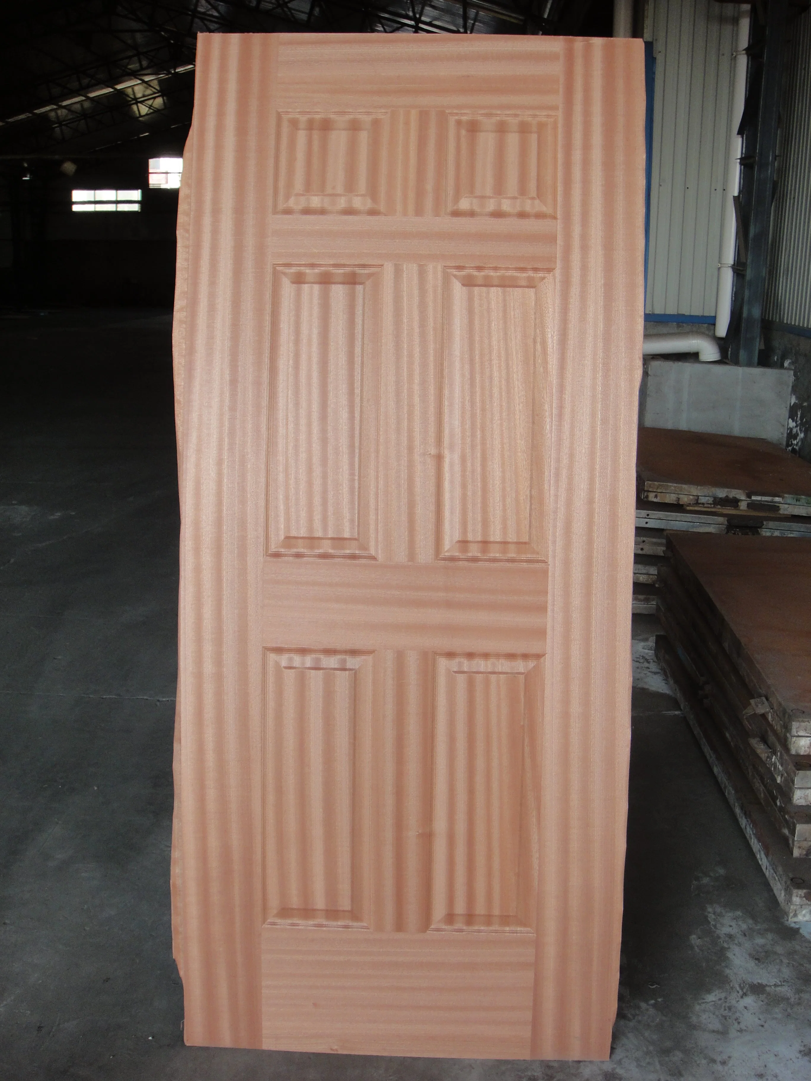 Panels Moulded Wooden Interior Doors White Color HDF Door Skin