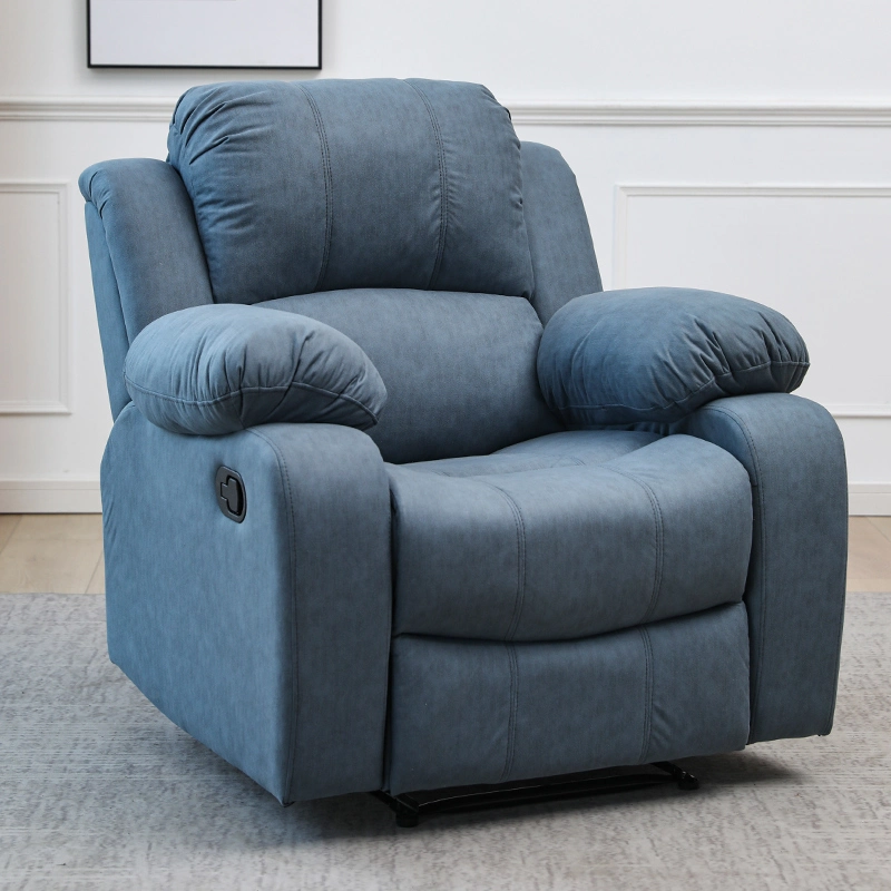 Cy Venta caliente Manual de cuero sintético sofá reclinable Muebles de salón