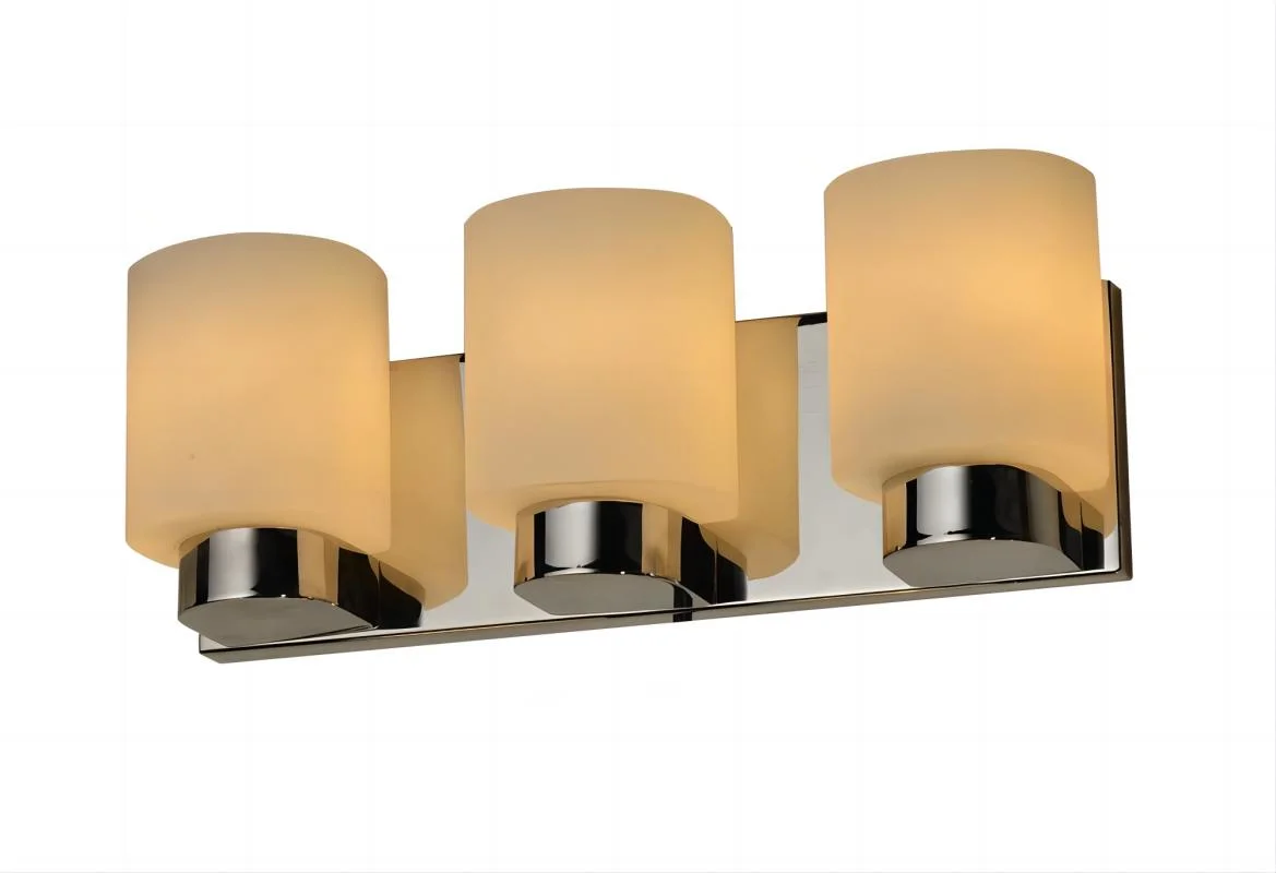 3 Lite Vanity Wall Luz de la pared con vidrio blanco opal (W62109-3)