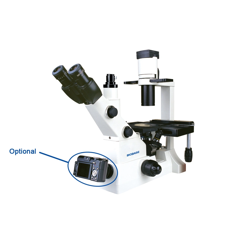 Microscope biobase tête trinoculaire système optique infini microscope biologique inversé Pour le laboratoire