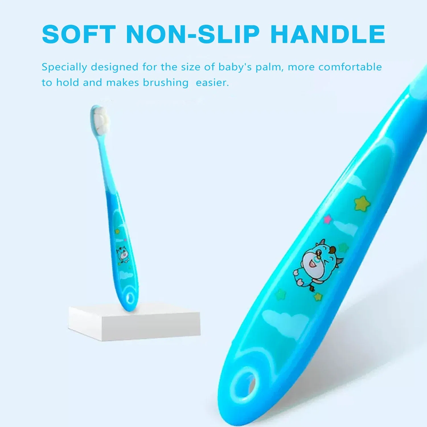 Enfants de haute qualité enfants mignon dessin-animé soins dentaires brosse à dents pour bébés