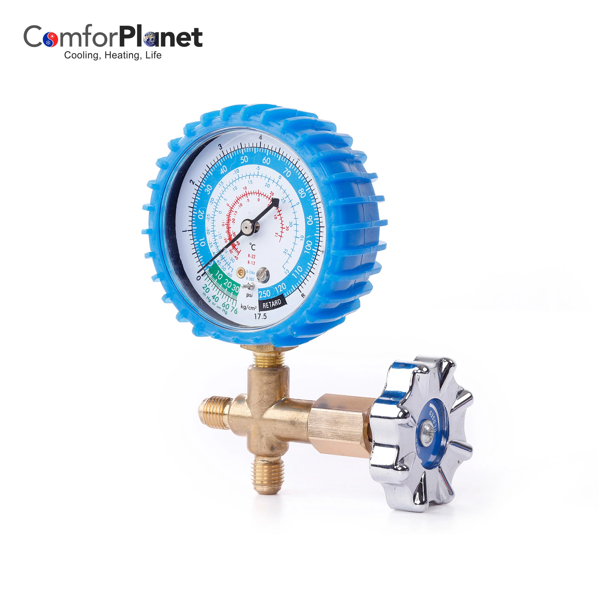 Großhandel/Lieferant Kältemittel Druck einzelne Verteiler Manometer Sets für Klimaanlage