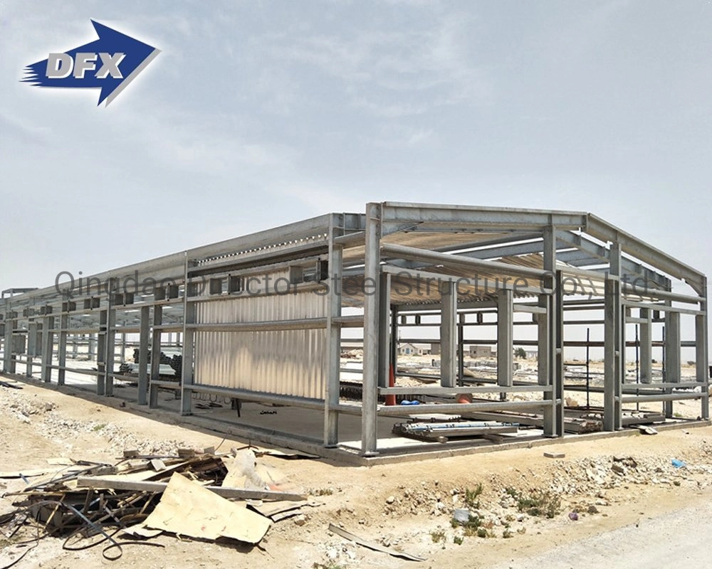 High quality/High cost performance  H-Type Galvanized Steel Frame Chicken House Poultry Farm Shed