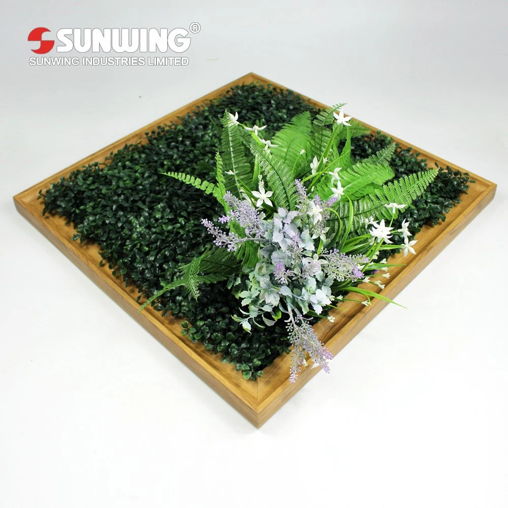 Wholesale/Supplier Natural Look Fake Plants Frame Wall for Interior Decoration