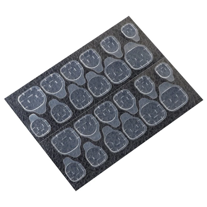 Double Sided Fingernails Jelly Gel Adhesive Tabs Transparent Flexible Nail Glue Tips