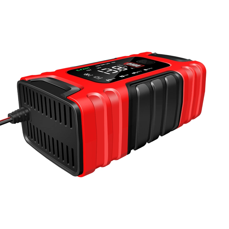 Chargeur de batterie pour voiture de moto AGM au plomb 7 étages 24 V 5 A. Chargeur automatique pour écran LCD intelligent 12 V 10 A.