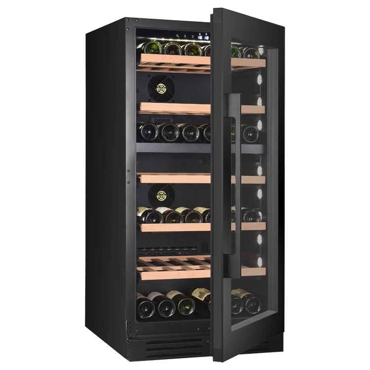 Охладитель вина двойной зоны компрессор холодильник для вина климатическим контролем винный погреб