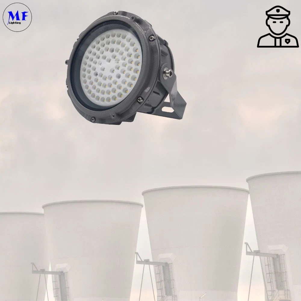 Factory Price Oil Gas Industrial LNG Chemical Plant Mining Chemical Industrial Marine Vessel Pumping Station Metal Smelting Atex 60W Explosion Proof Light