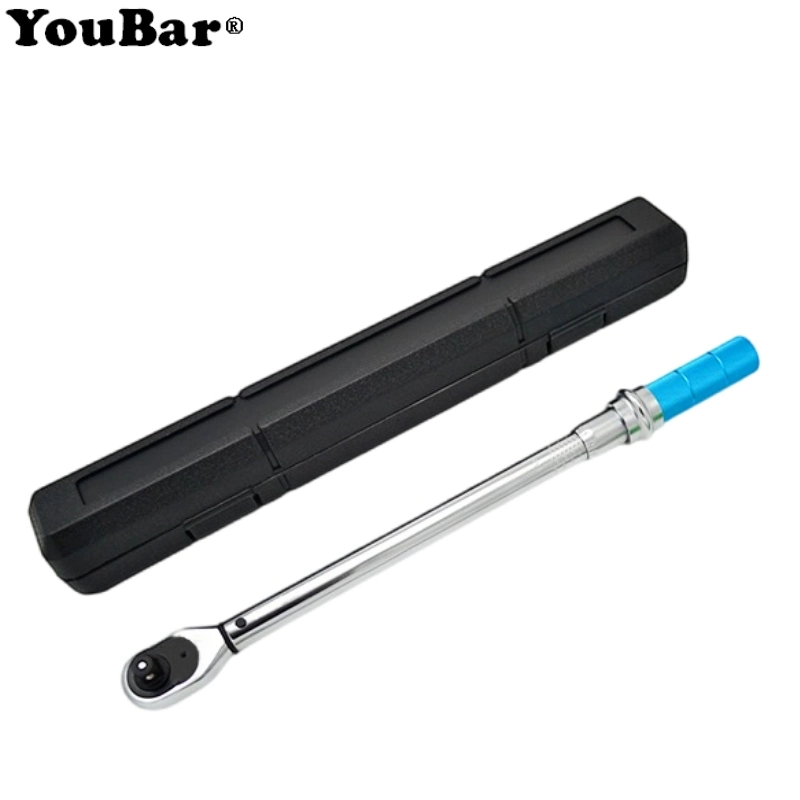 Preset Manual Torque Wrench 1/2 "Drive 60-400nm Bidirectional Click Type Rachel Torque Wrench Tool