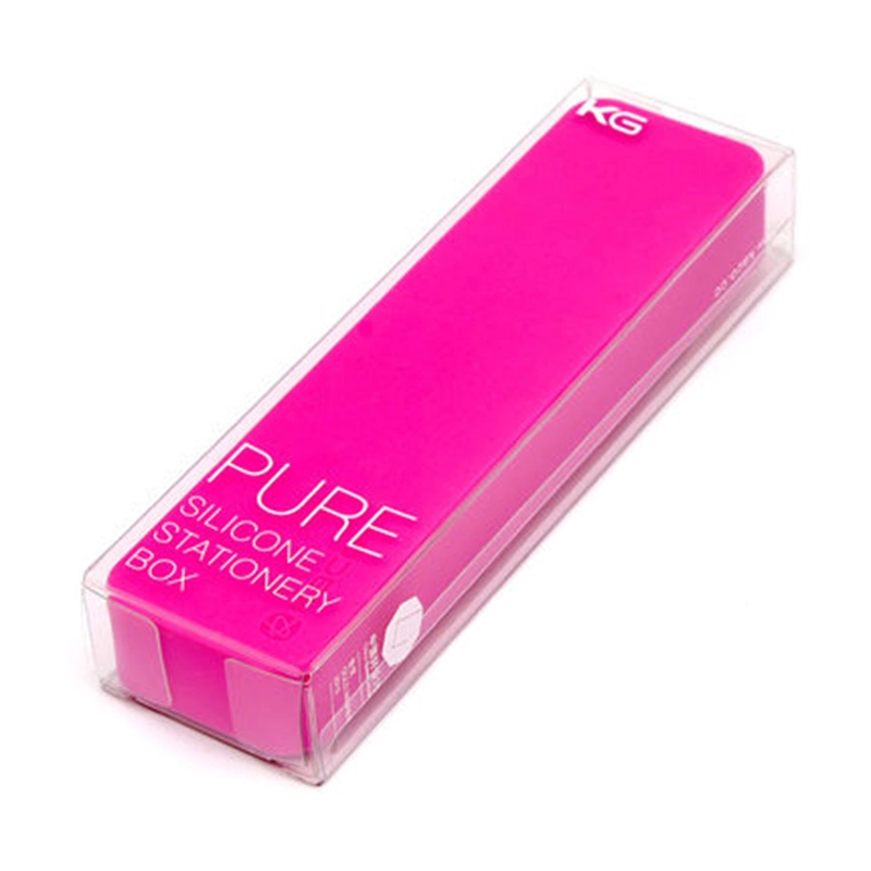 Unbreakable Personalized Candy Color Office/School Silicone Desk Pen Boxes