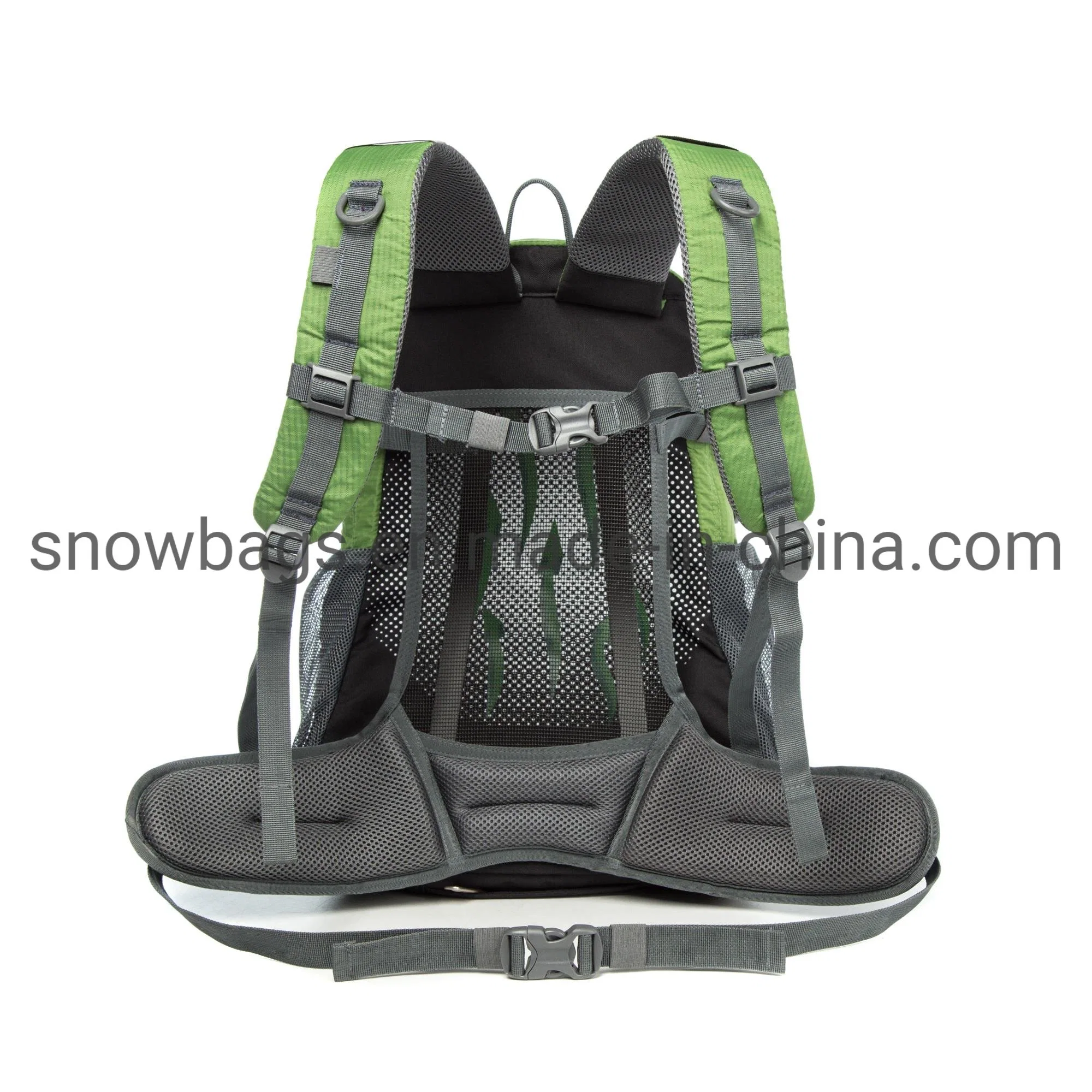 28L Material impermeable de nylon Sbs Zipper mochila de senderismo Outdoor Montañismo