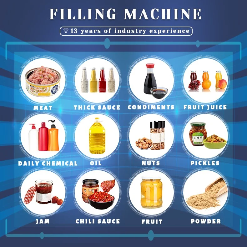 CE Certification Bottle Liquid Vegetable Oil Filling Machine and Capping Machine