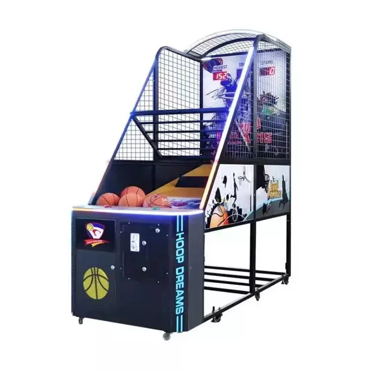 2 jugadores de baloncesto de monedas tiro Arcade máquina de juego de interior Parque de juegos de baloncesto máquina de juego