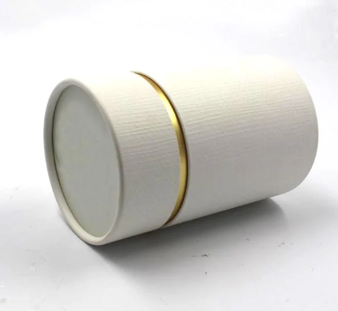 Custom Logo Small Round Paper Tube Box for Cosmetic/Candle/Flower Packaging, Eco Friendly Cylinder Packaging Box