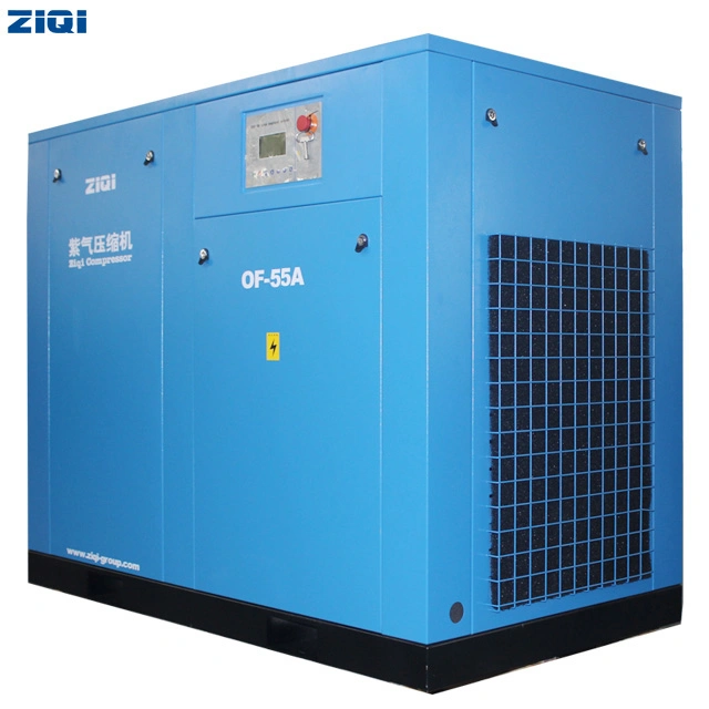 Air Cooling Medical 75 Kilowatt 100 Horsepower Rotary Screw Air Compressor