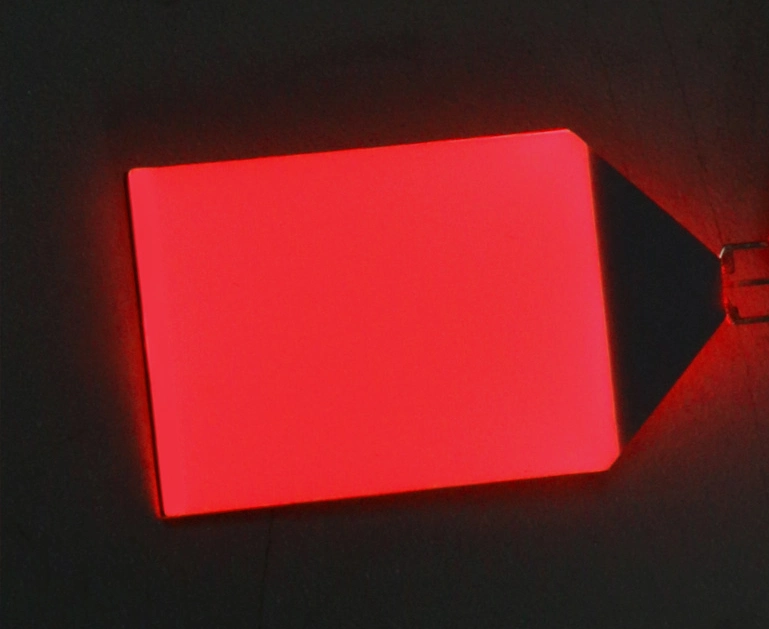 Monochromatische LCD-Anzeige mit roter Farbe, Hintergrundbeleuchtung