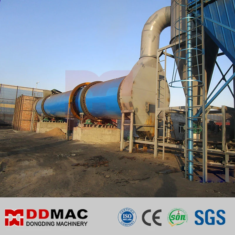 Secador rotativo de mineração de grande capacidade para calcário, argila, areia, titânio, fosfogypsum, Fluorgypsum, Gypsum Desulfurado, Máquina de Secador FGD