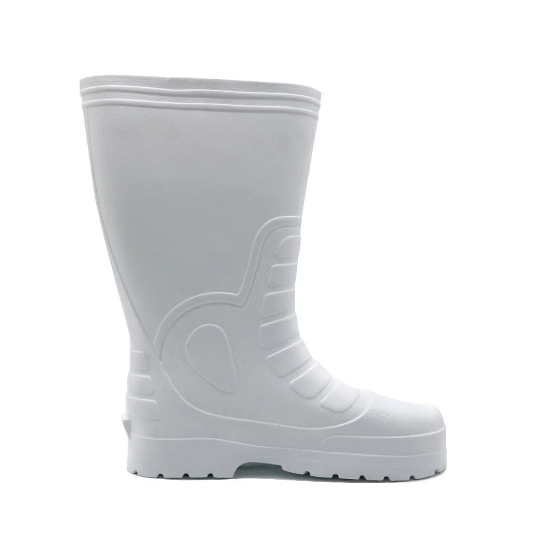 Anti Slip Waterproof Light Weight Non Safety White EVA Foam Boots