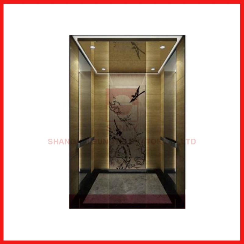 Performance Ratio safety Passenger Etching Elevator Vvvf Used Passenger Elevator