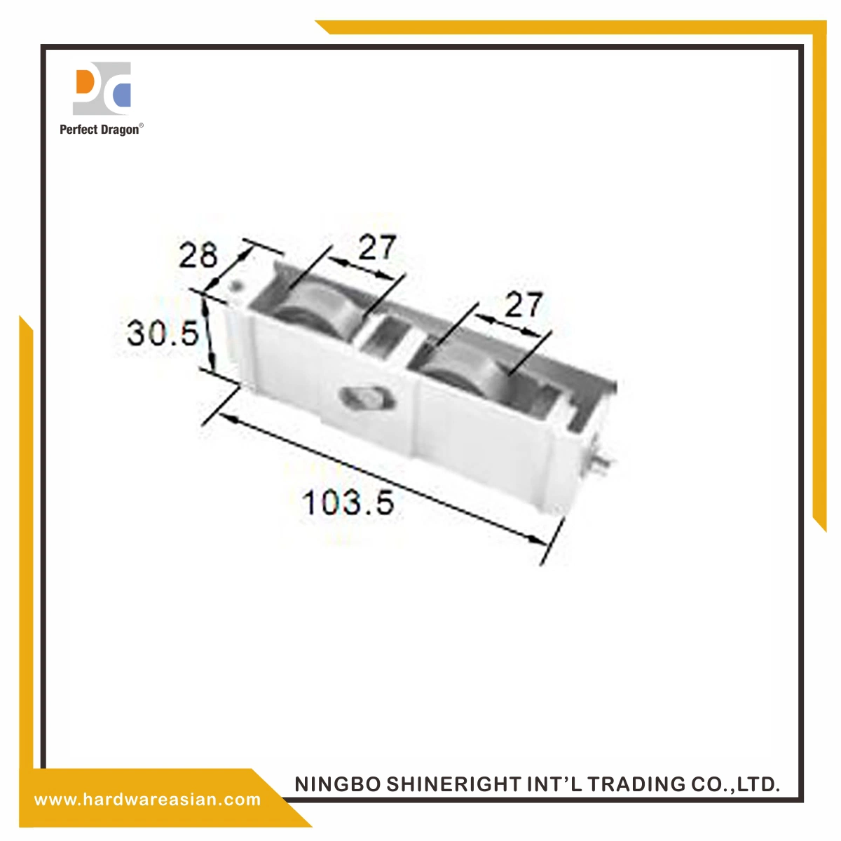 Durable in Use Roller R8820 for Aluminum Door & Window