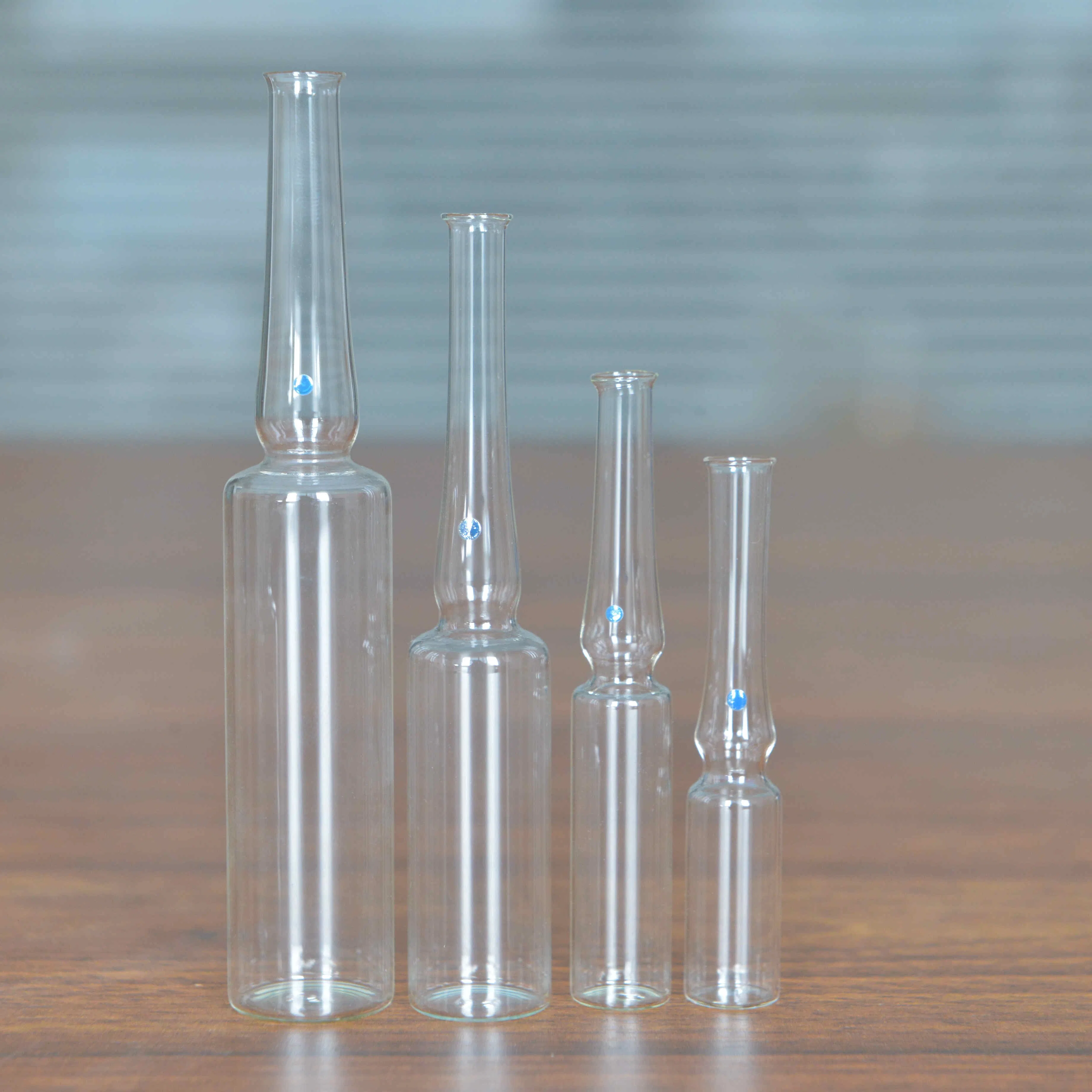 2ml Amber Glass Ampoule with Blue DOT for Pharmaceutical Packing