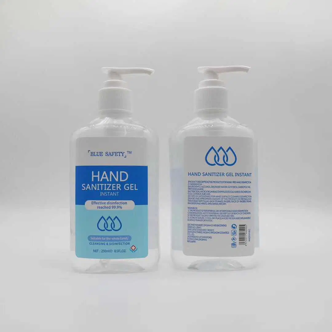 Wholesale/Supplier 75% Alcohol Antiseptic 30 50 100 500 Ml Instant Disinfecting Cleaning Hand Sanitizer Gel