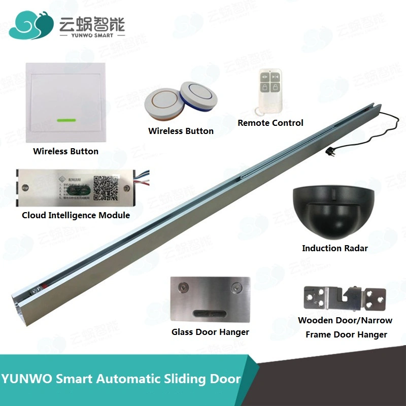 Building Material Linear Magnetic Drive Automatic Sliding Door System Residential