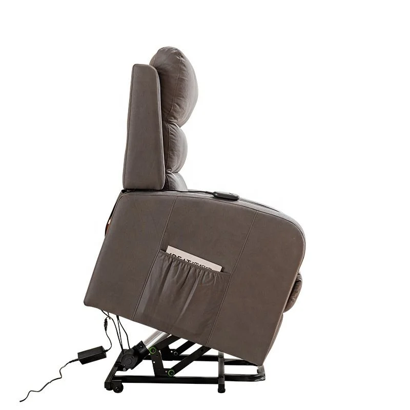 Fauteuil de massage électrique avec fonction de soulèvement et de massage par pression.