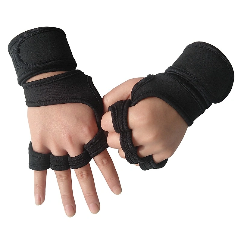 Cycling Fitness Weight Lifting Fingerless Gym Gloves Exercise for Men