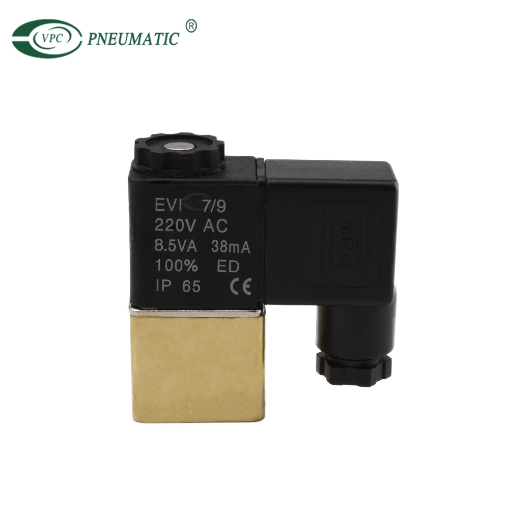 PU220-01 1/8PT 2/2 Way Direct Acting Brass Solenoid Valve