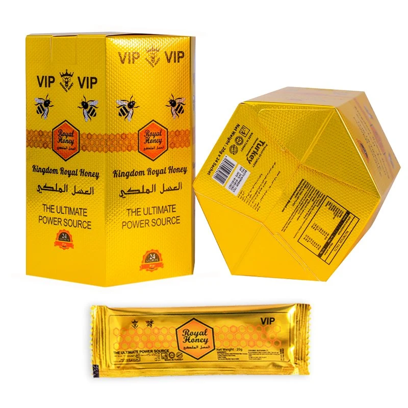 Hexagon 20 gramos de miel VIP Real captura la energía de los hombres de color amarillo Swag