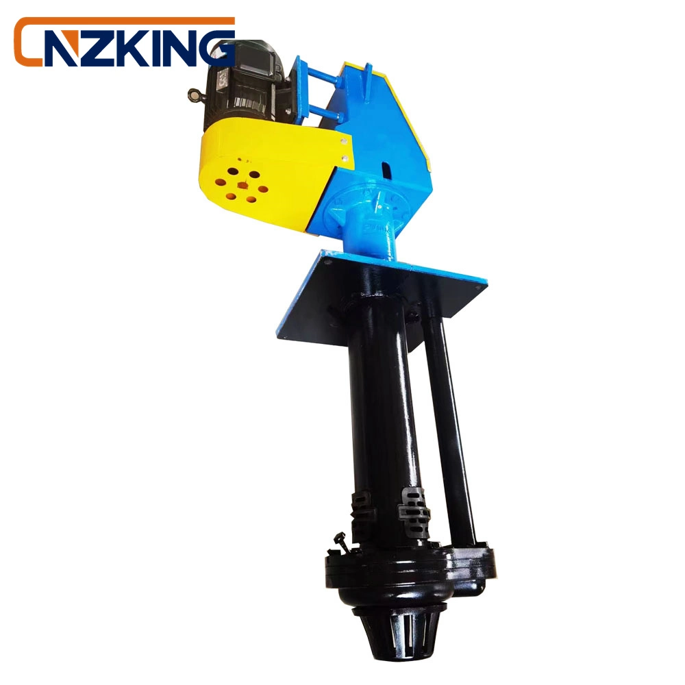 Cnzking Rubber Lined Vertical Slurry Pump for Metallurgical, Mining, Coal, Building Materials, Chemical