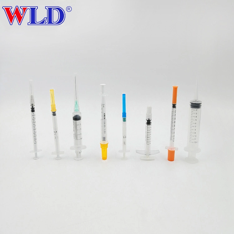 2021 Hot Sale Disposable Medical Syringes 1ml 5ml