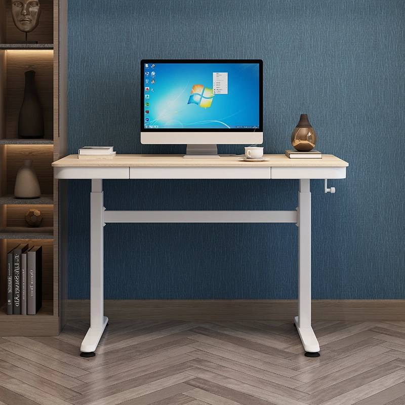 1m Wood Desktop Standing Height Adjustable Desk for Home Office