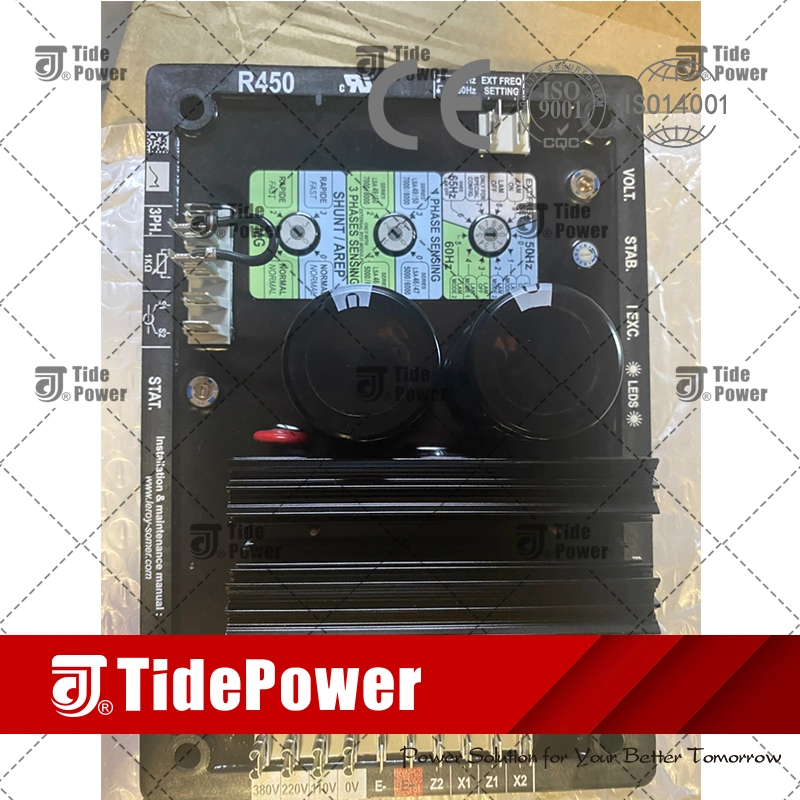 Verdadeiro Leroy Somer regulador de voltagem automático Nidec AVR Grupo Gerador Diesel Peças Sobresselentes do estabilizador de tensão do alternador d510c D350 RP192z003_Z