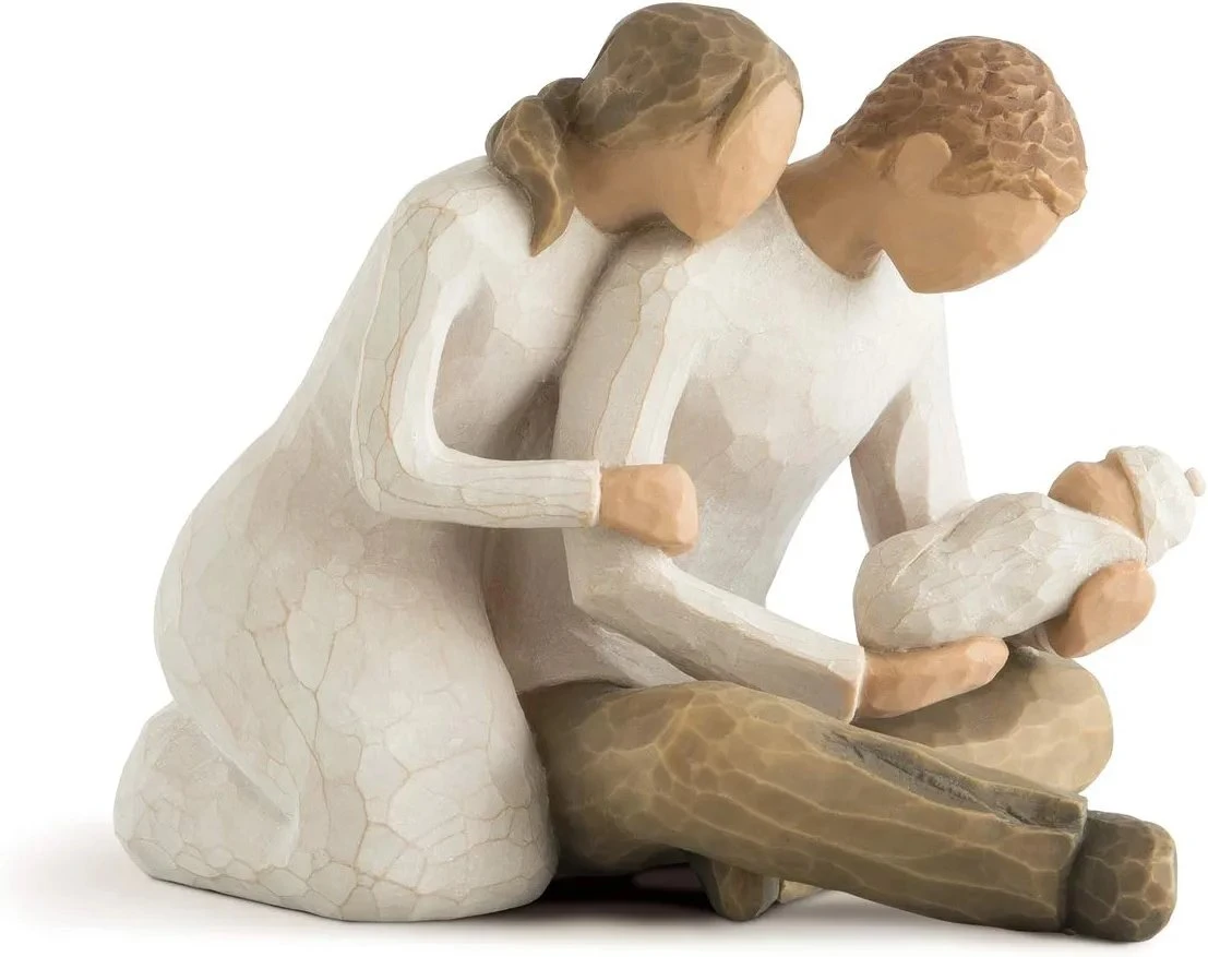 New Life Statue Sculpted Hand-Painted Baby Figure