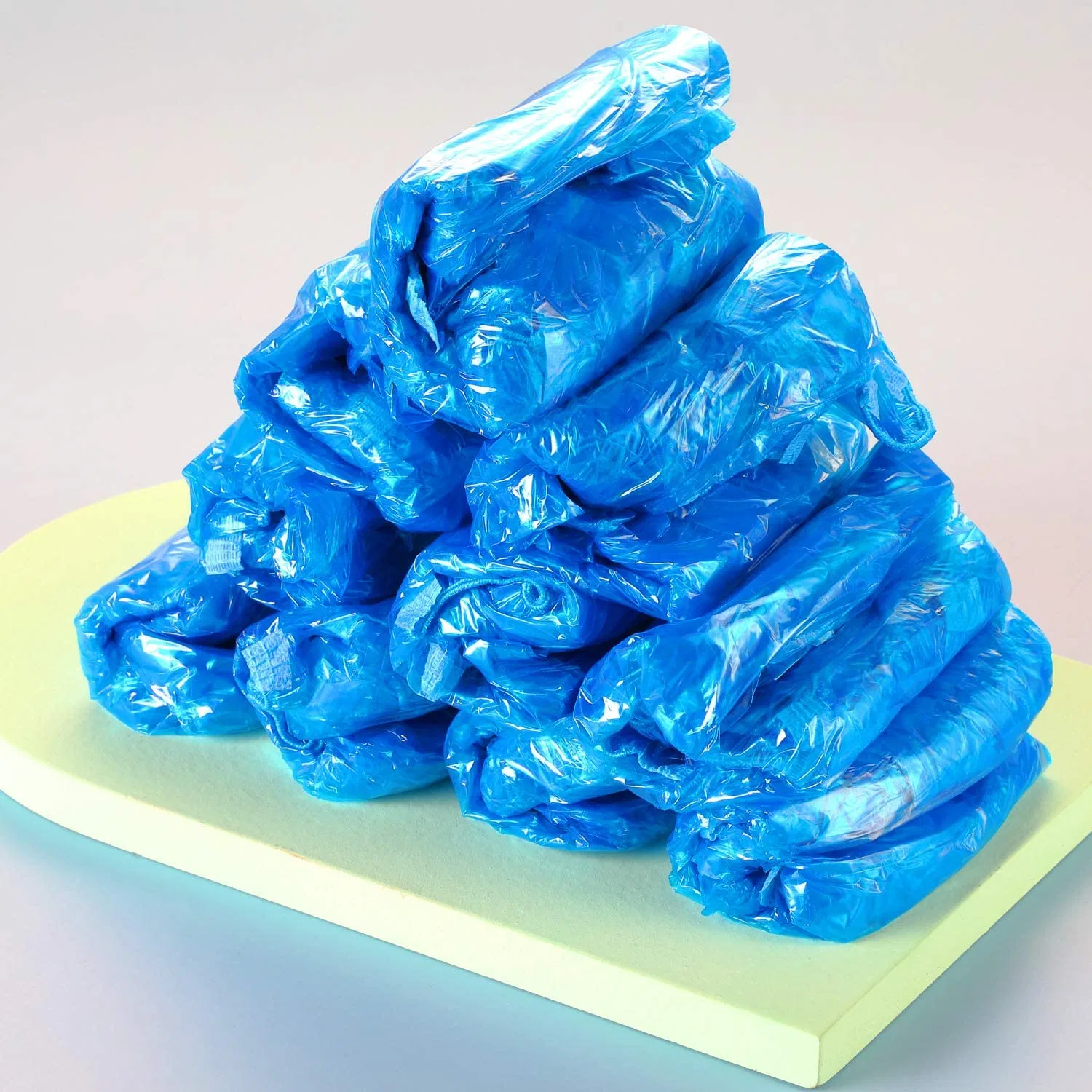 غطاء بلاستيكي PE للذراع قابل للاستخدام مرة واحدة بألوان مختلفة