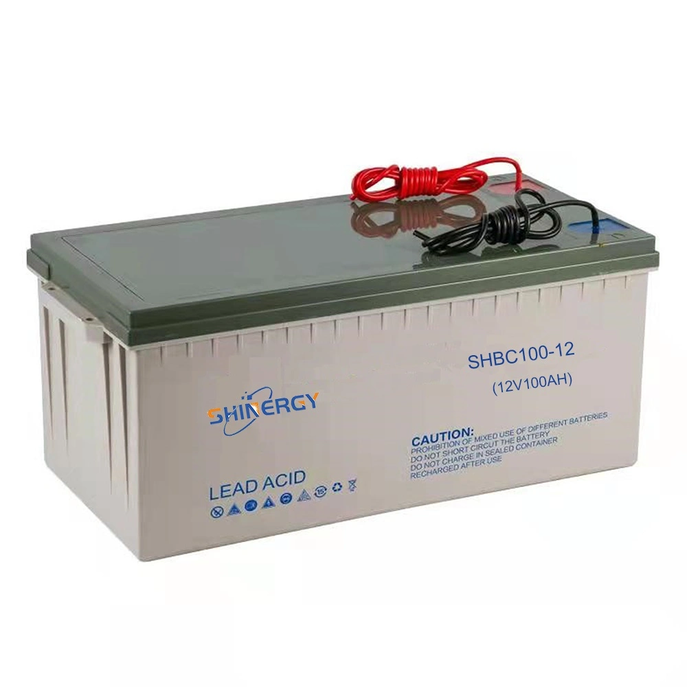 off-Grid Solar Battery 12V/24V/48V 100ah Lead Acid Gel Rechargeable Solar Storage Battery Solar Energy Solar Power Solar System