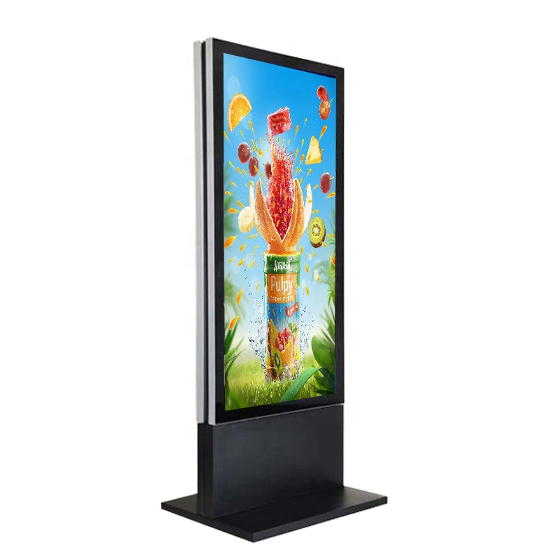 Indoor Floor Standing No Touch LCD Display for Supermarket