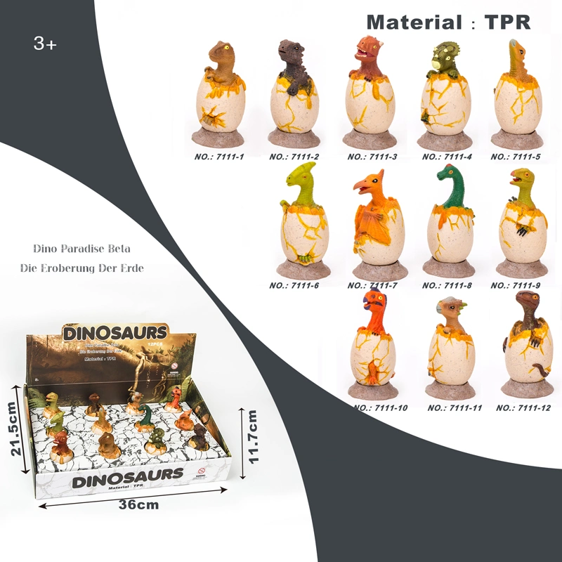 Großhandel TPR Mini Nachahmung Kinder Spielzeug realistisch interessante Kinder Spielzeug Liebe Favrious Simulation Kunststoff Heißer Verkauf Kleine Dinosaurier-Ei