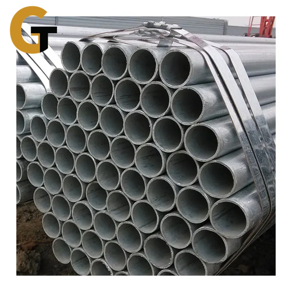 High quality/High cost performance Hot Dipped Gi Round Steel Galvanized Steel Tube Pipe Hot Rolled Mild Carbon Steel S235 Zinc Coated ERW Welded Galvanized Pipe