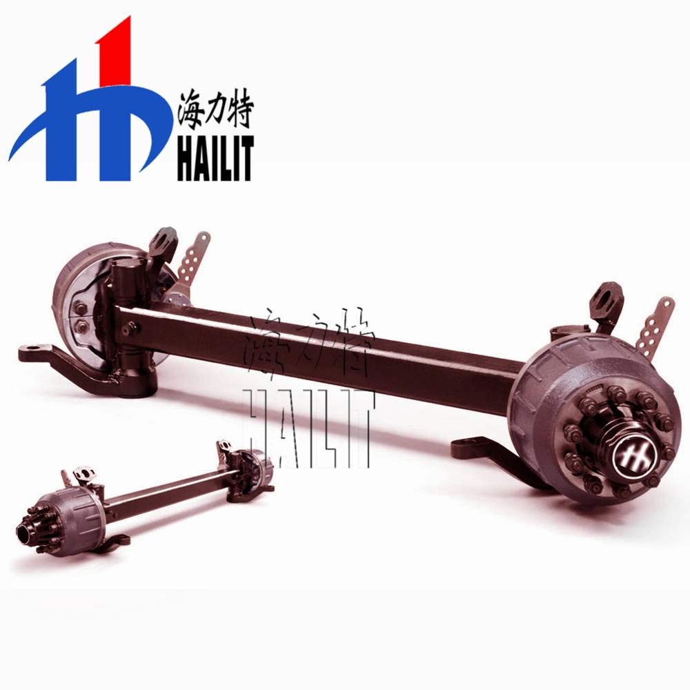 Hydraulic Brake Trailer Accessories 16ton Steering Axle Bp Self-Steering Axles Modular Trailer Axles for Sale (08)