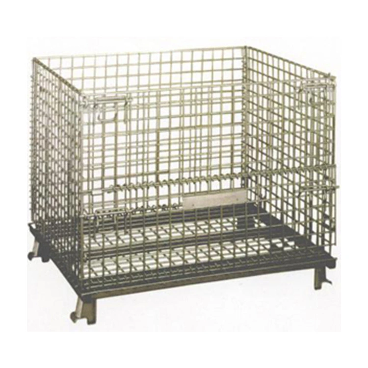 Steel Wire Mesh Container for Wine Bottle Storage Euro Cage