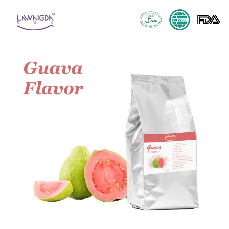 Guava Flavor Powder for Solid Drink Tablet Sugar Lawangda Brand Factory Price Guava Flavoring Agent Food Grade